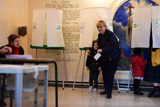 Parliamentary election run-off in Georgia