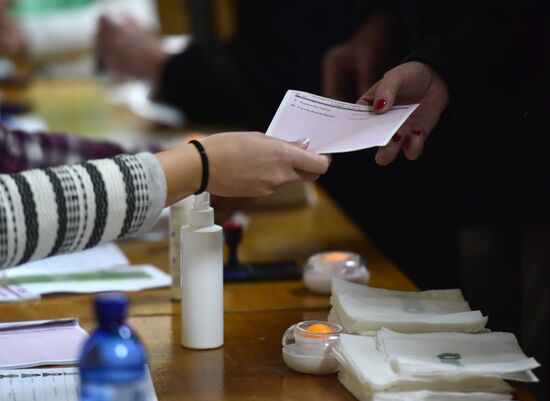 Parliamentary election run-off in Georgia