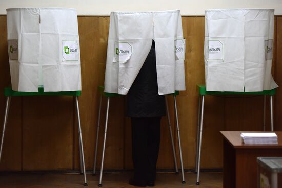 Parliamentary election run-off in Georgia