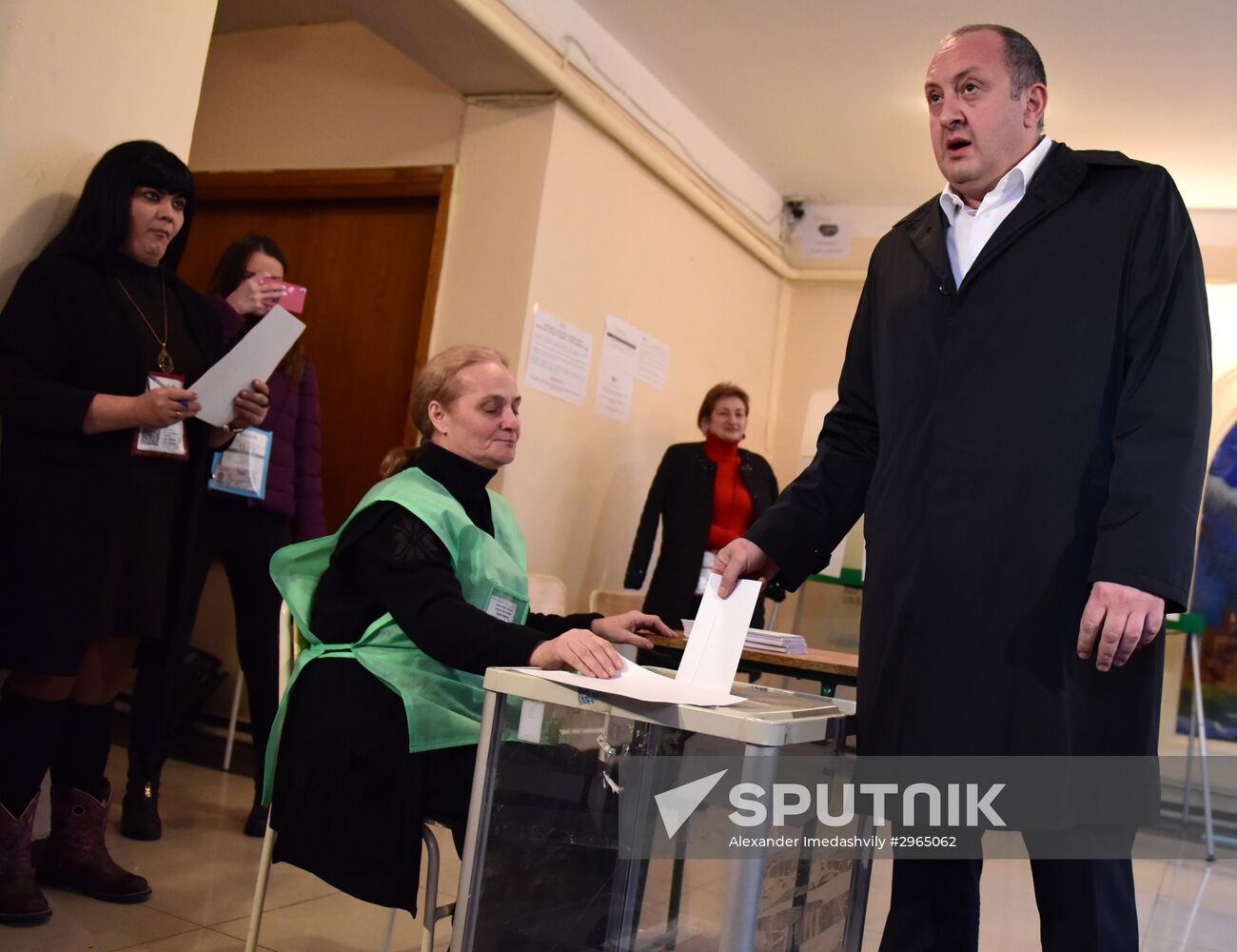 Parliamentary election run-off in Georgia