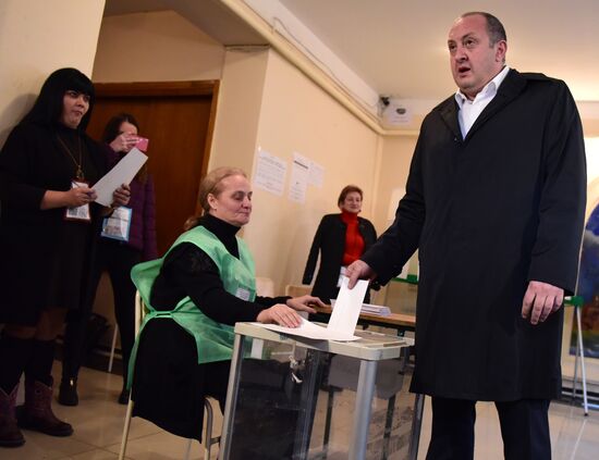 Parliamentary election run-off in Georgia