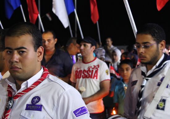 Memorial event for victims of Russian A321 plane crash in Egypt