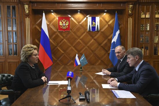 Russian Federation Council Speaker Valentina Matviyenko visits Sakhalin region