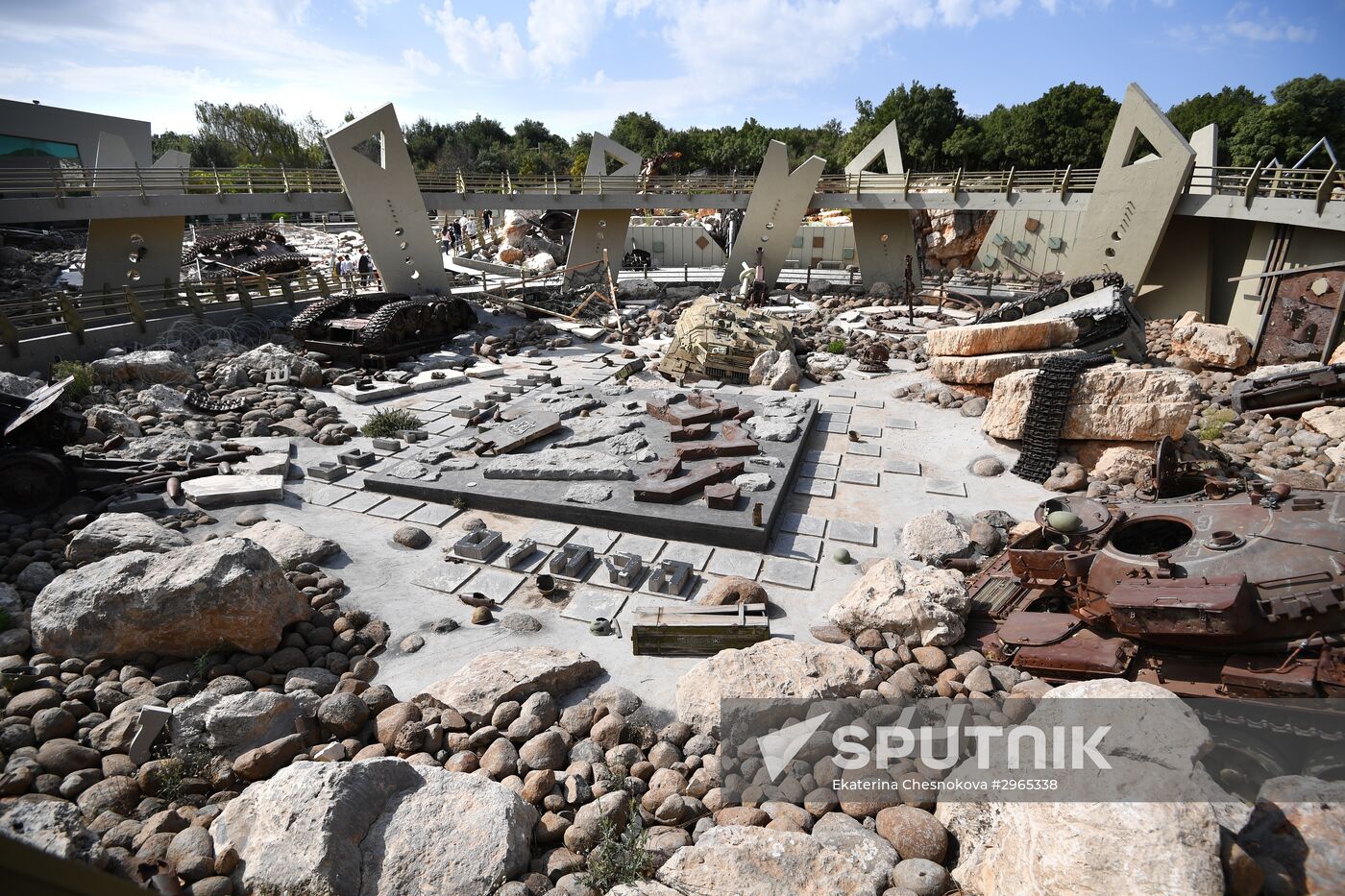 Countries of the world. Lebanon. Hezbollah Resistance Museum in Mleeta