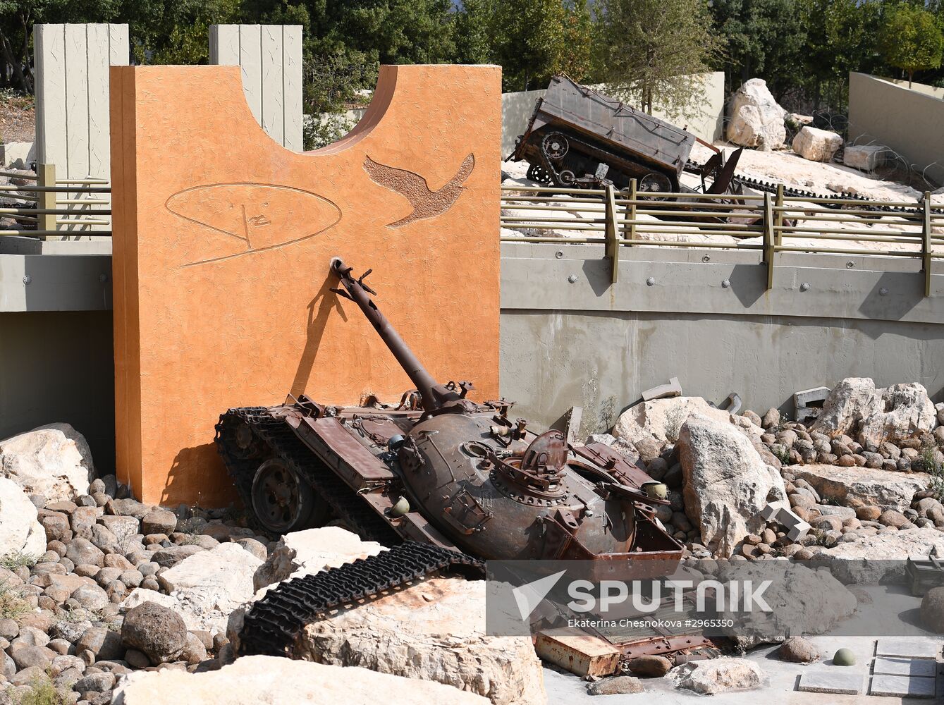 Countries of the world. Lebanon. Hezbollah Resistance Museum in Mleeta