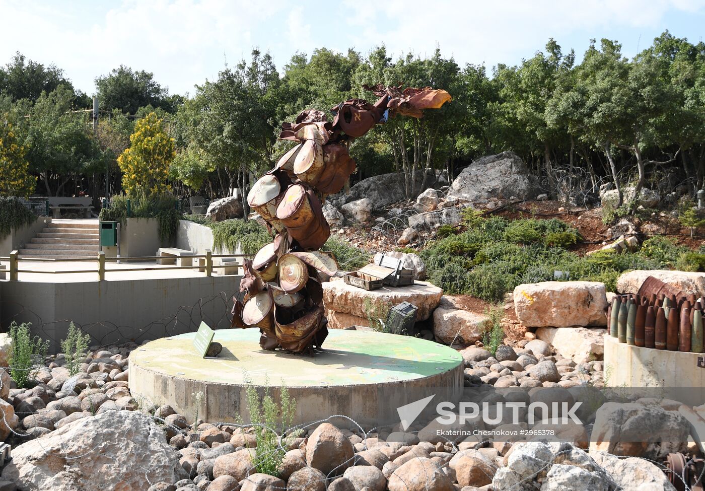 Countries of the world. Lebanon. Hezbollah Resistance Museum in Mleeta