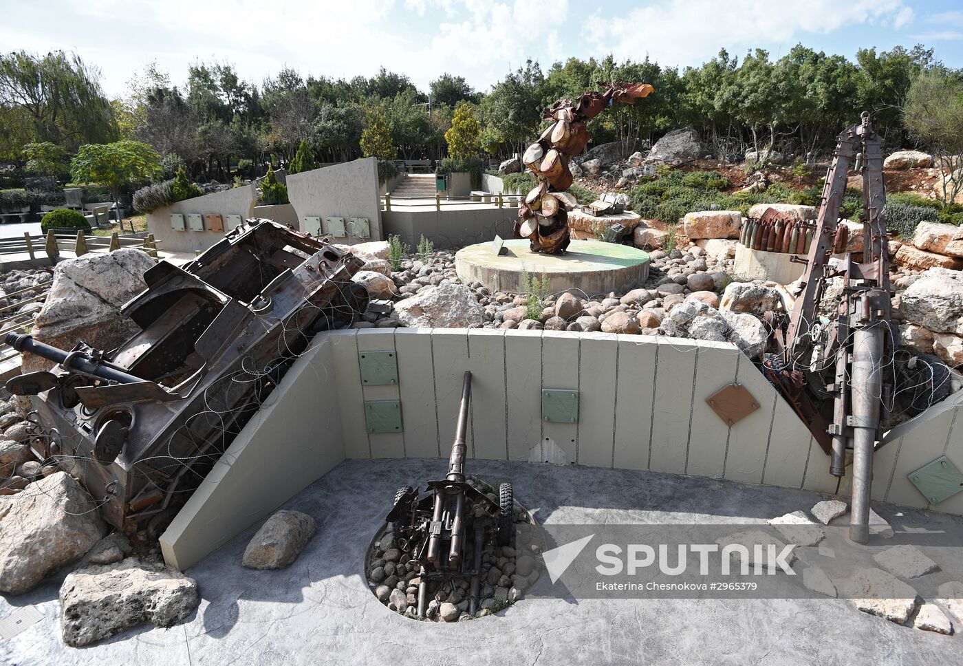 Countries of the world. Lebanon. Hezbollah Resistance Museum in Mleeta