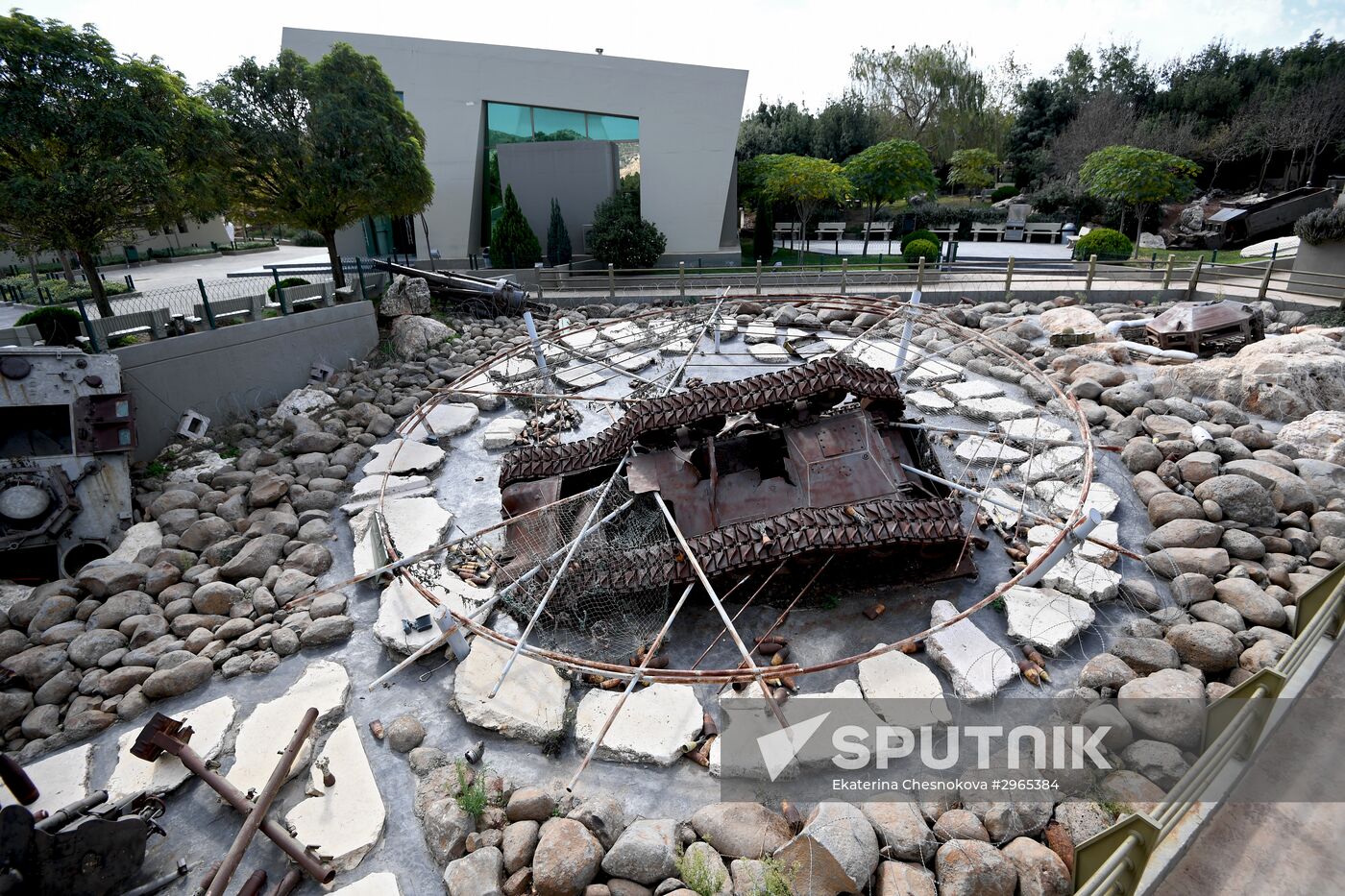 Countries of the world. Lebanon. Hezbollah Resistance Museum in Mleeta