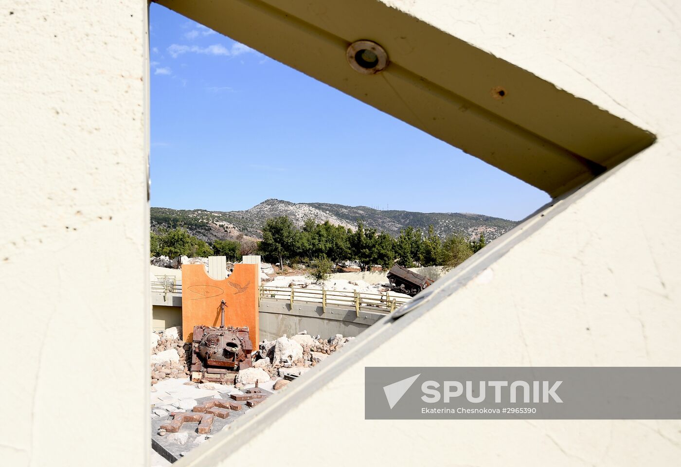 Countries of the world. Lebanon. Hezbollah Resistance Museum in Mleeta