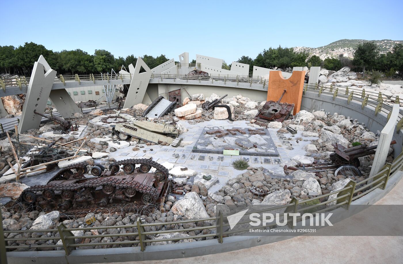 Countries of the world. Lebanon. Hezbollah Resistance Museum in Mleeta