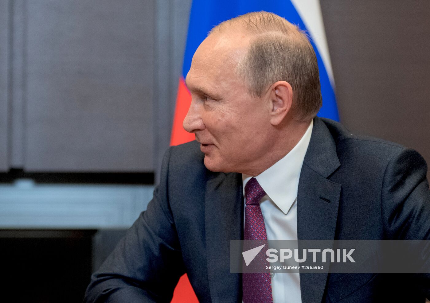 Vladimir Putin meets with Gurbanguly Berdimukhamedov
