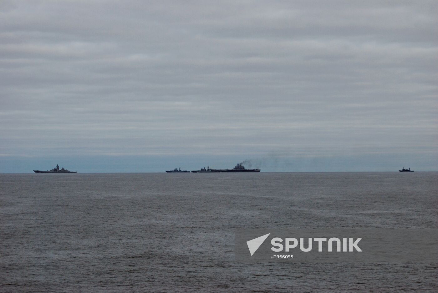 Transit of Russian Northern Fleet aircraft carrier group through the Norwegian Sea and the North Sea