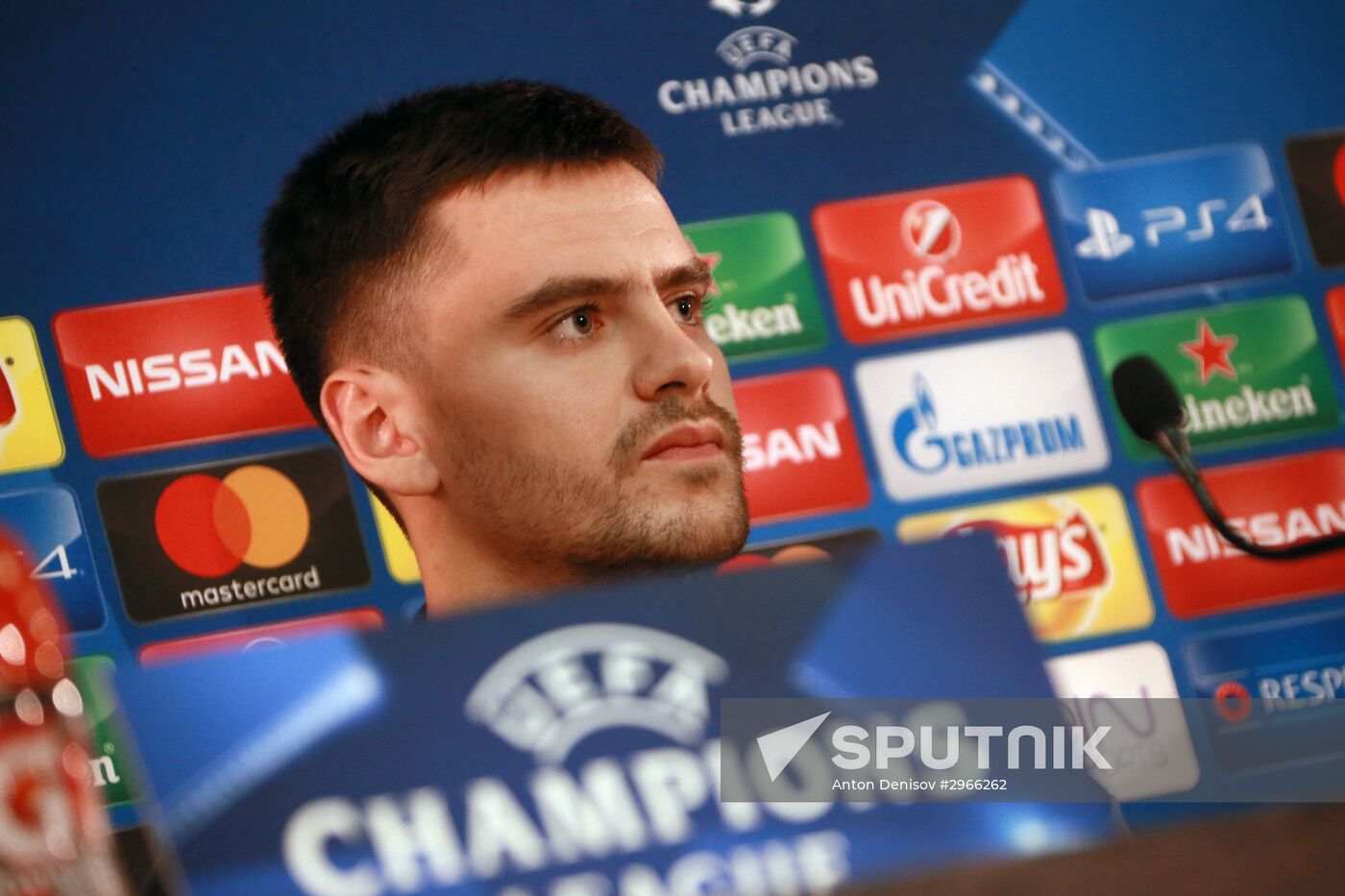 Football. Champions League. CSKA's training session