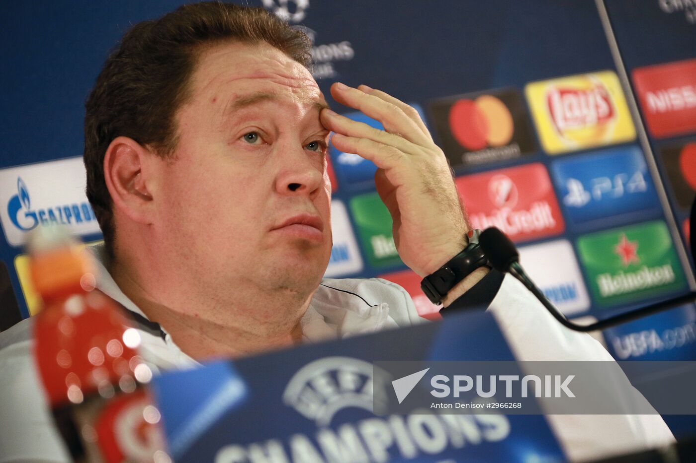 Football. Champions League. CSKA's training session