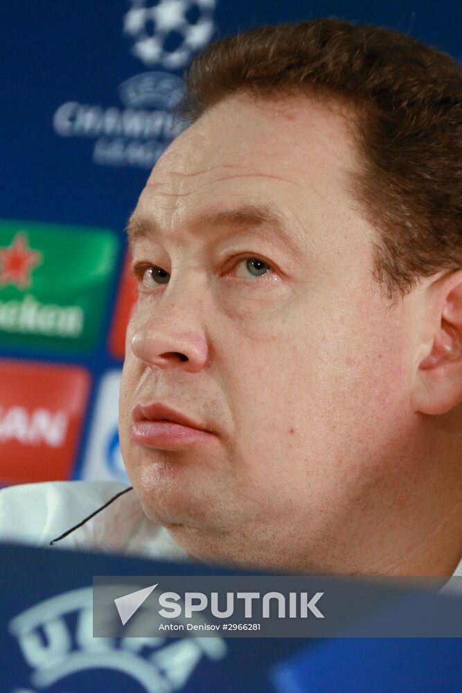 Football. Champions League. CSKA's training session