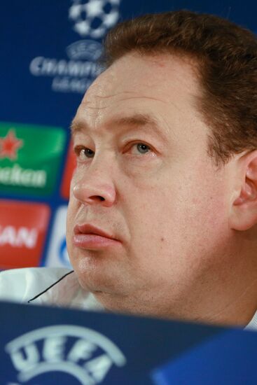 Football. Champions League. CSKA's training session