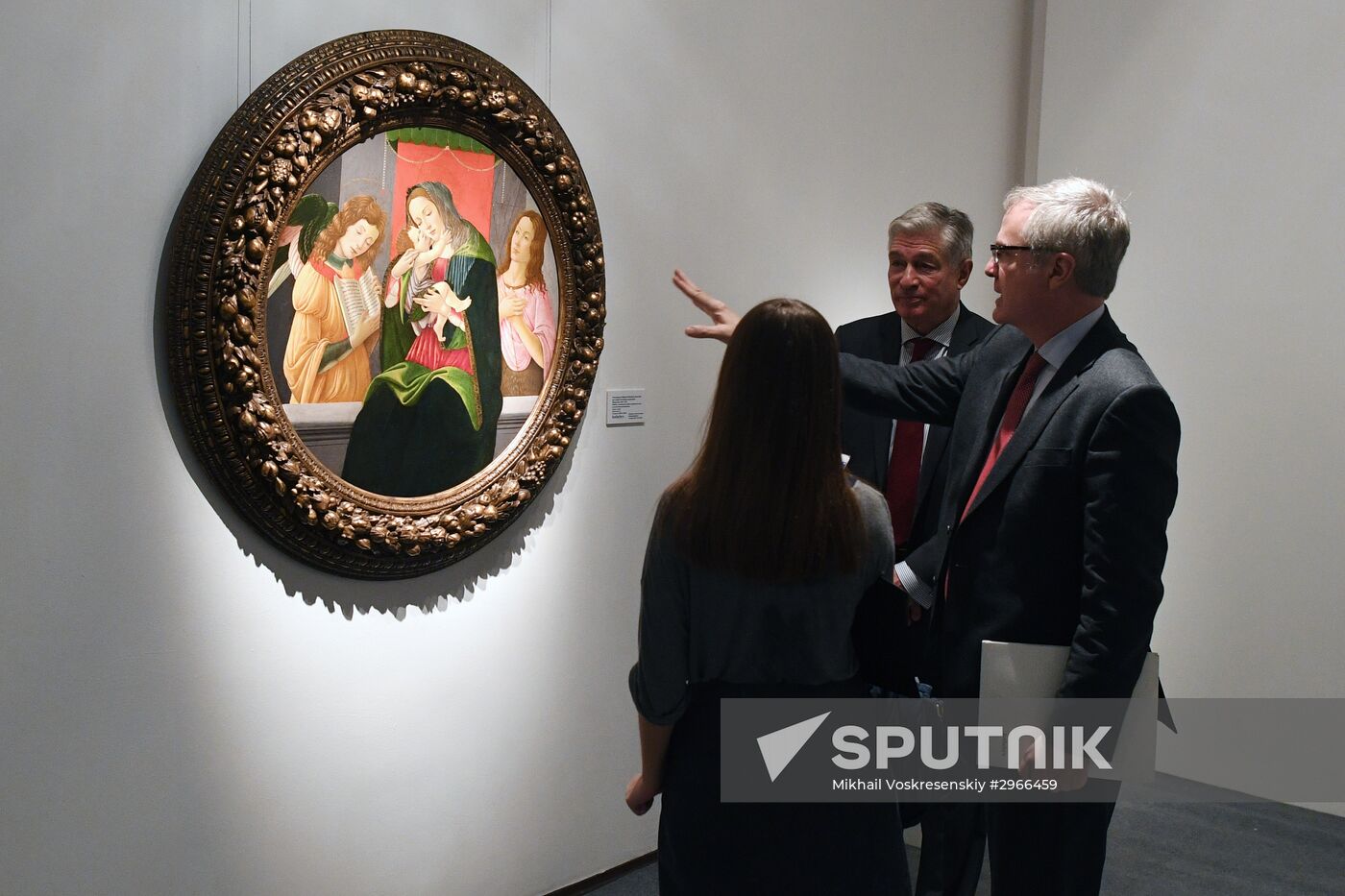 Pre-auction display of Sotheby's lots in Moscow