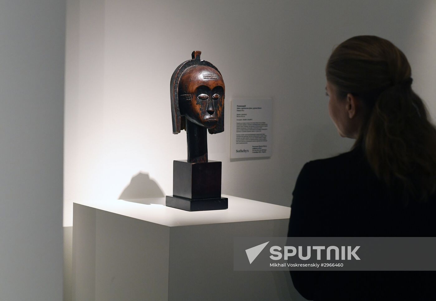 Pre-auction display of Sotheby's lots in Moscow