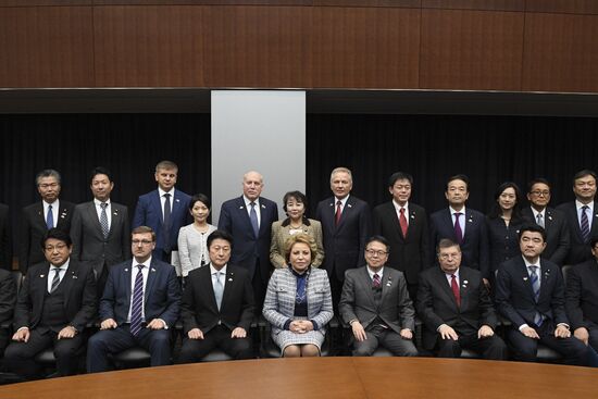 Federation Council Chairperson Valentina Matviyenko visits Japan