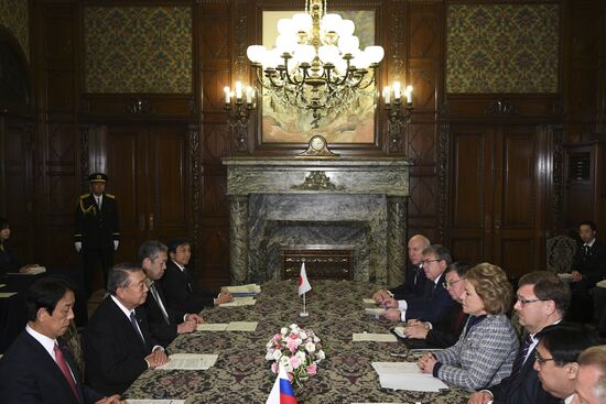 Federation Council Chairperson Valentina Matviyenko visits Japan
