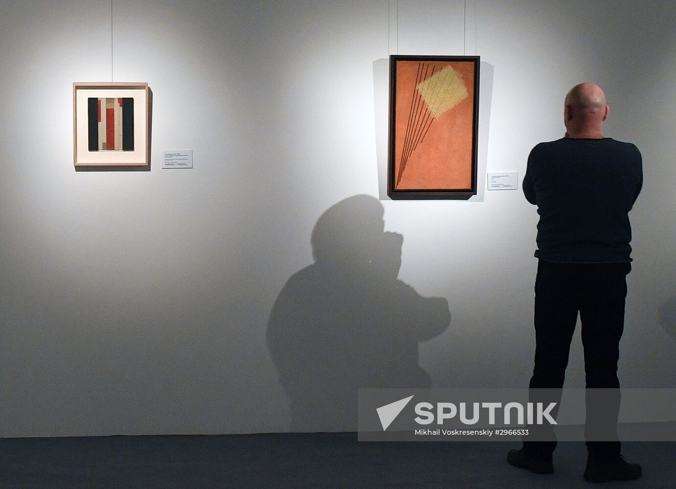 Pre-auction display of Sotheby's lots in Moscow