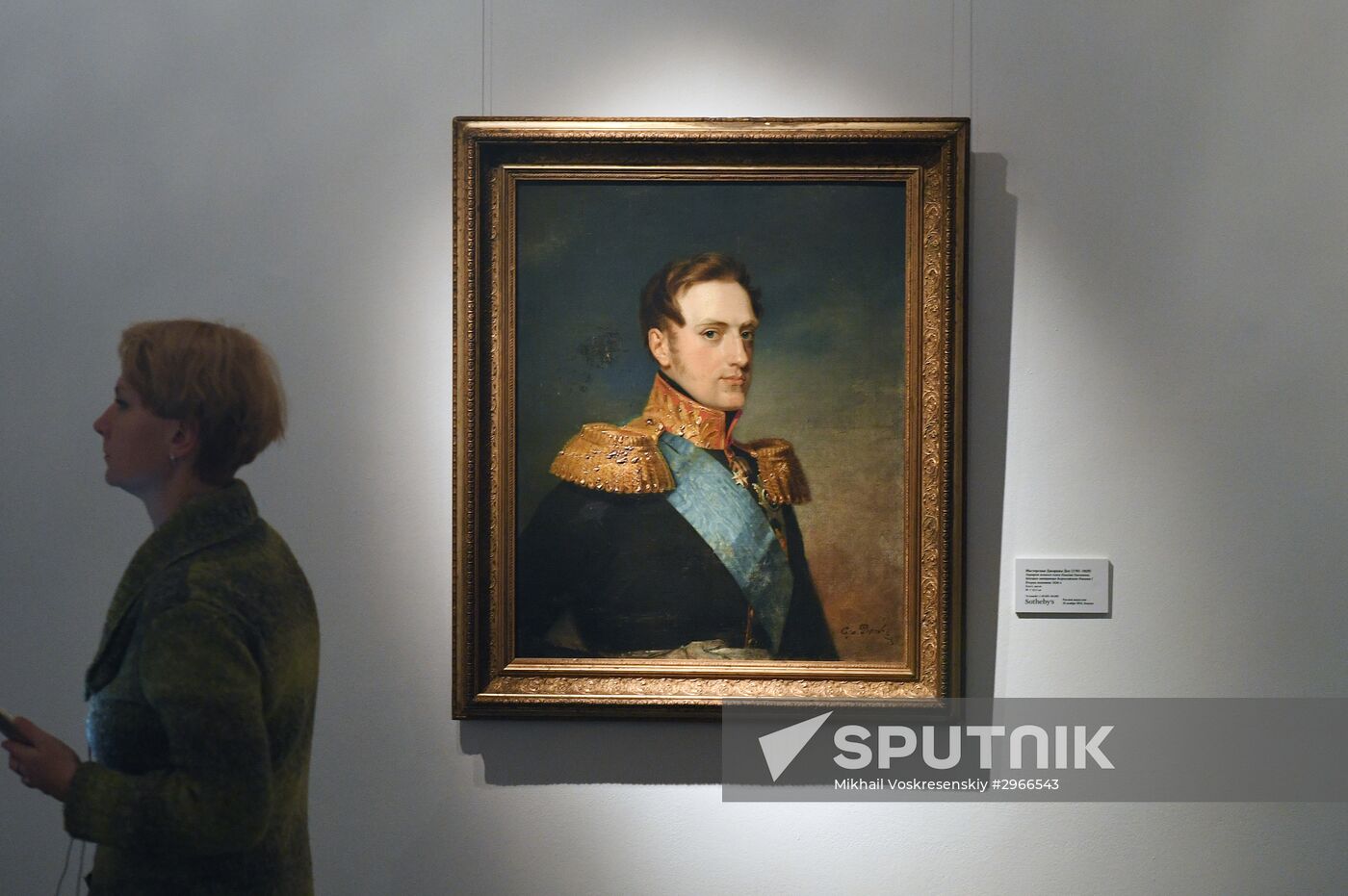 Pre-auction display of Sotheby's lots in Moscow