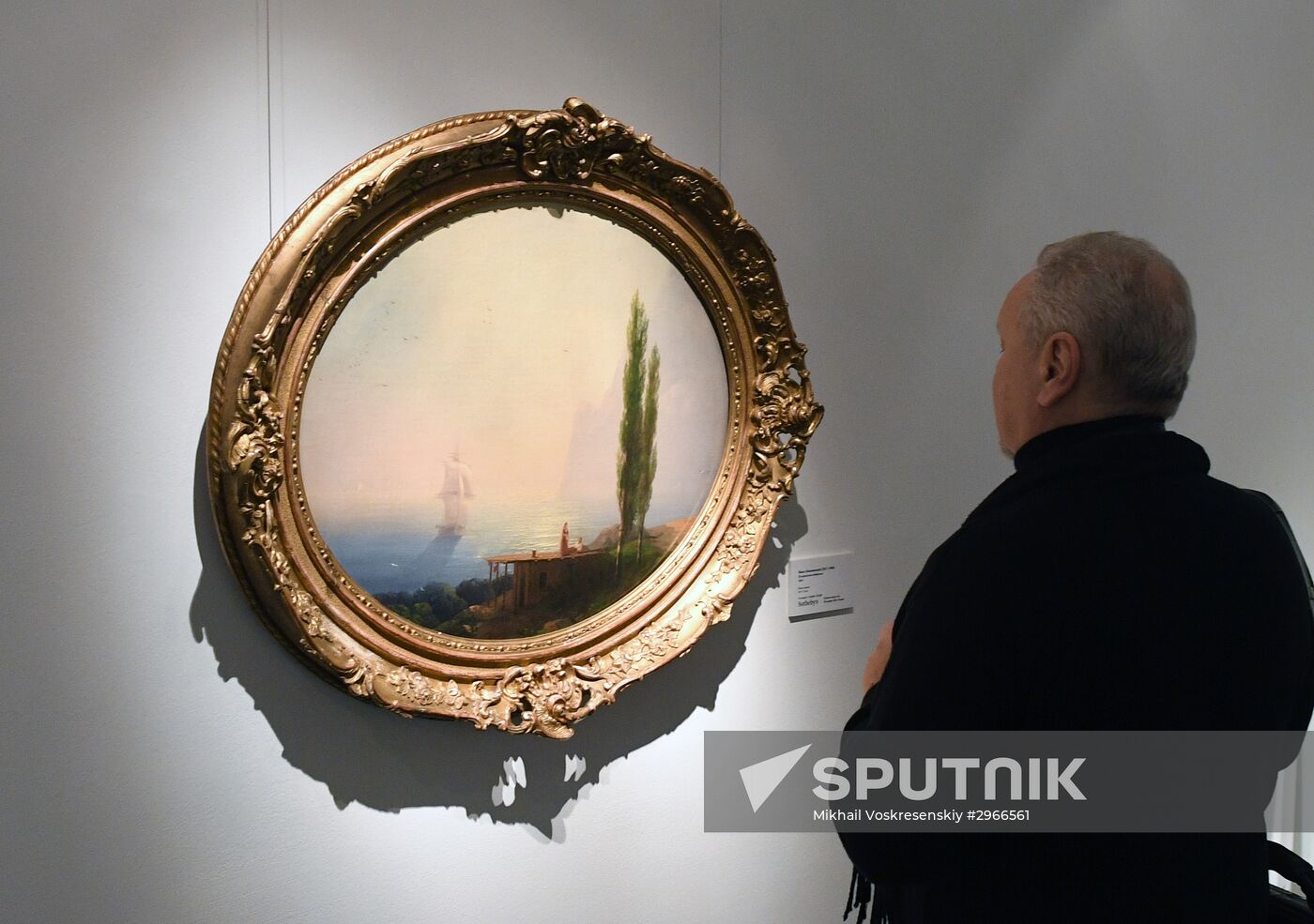 Pre-auction display of Sotheby's lots in Moscow