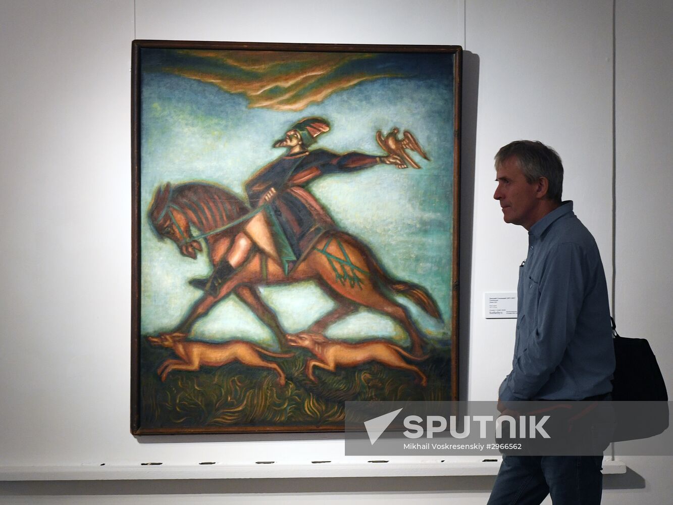 Pre-auction display of Sotheby's lots in Moscow
