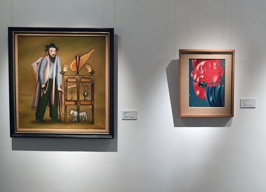 Pre-auction display of Sotheby's lots in Moscow