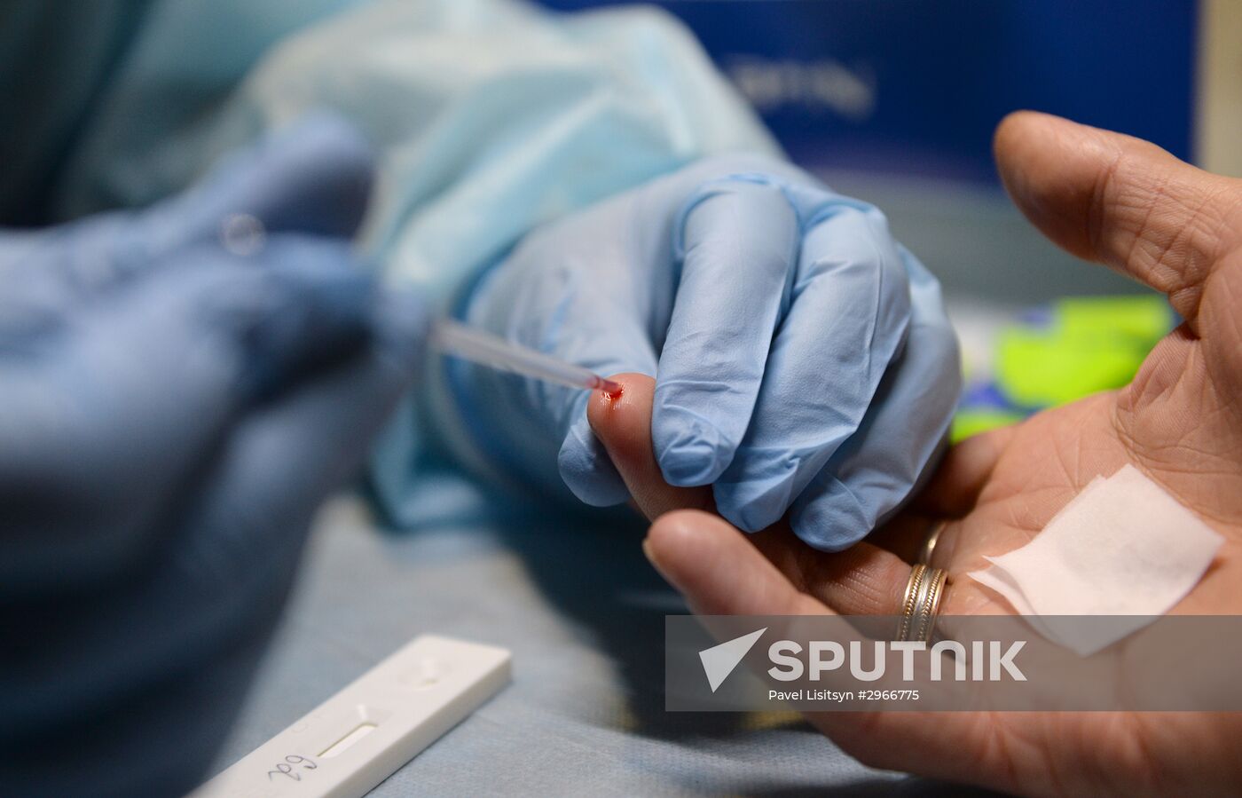 Mobile station of Sverdlovsk administrative centre for HIV control and prevention