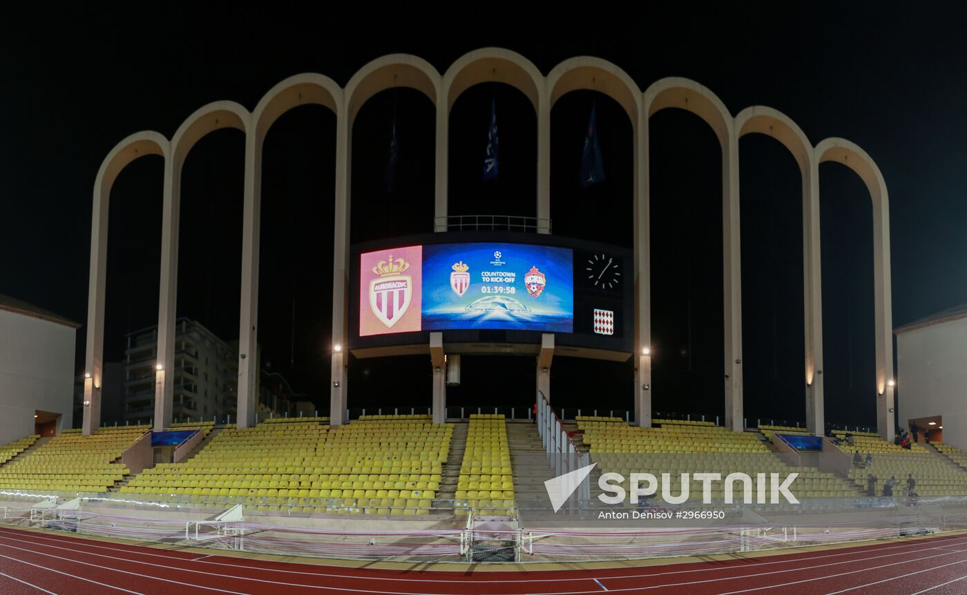 UEFA Champions League. Monaco vs. CSKA