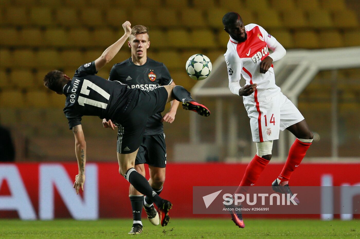 UEFA Champions League. Monaco vs. CSKA