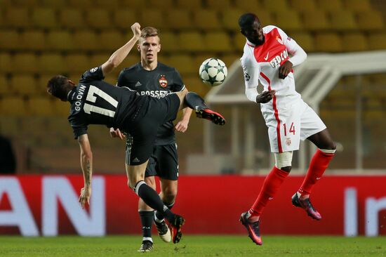 UEFA Champions League. Monaco vs. CSKA