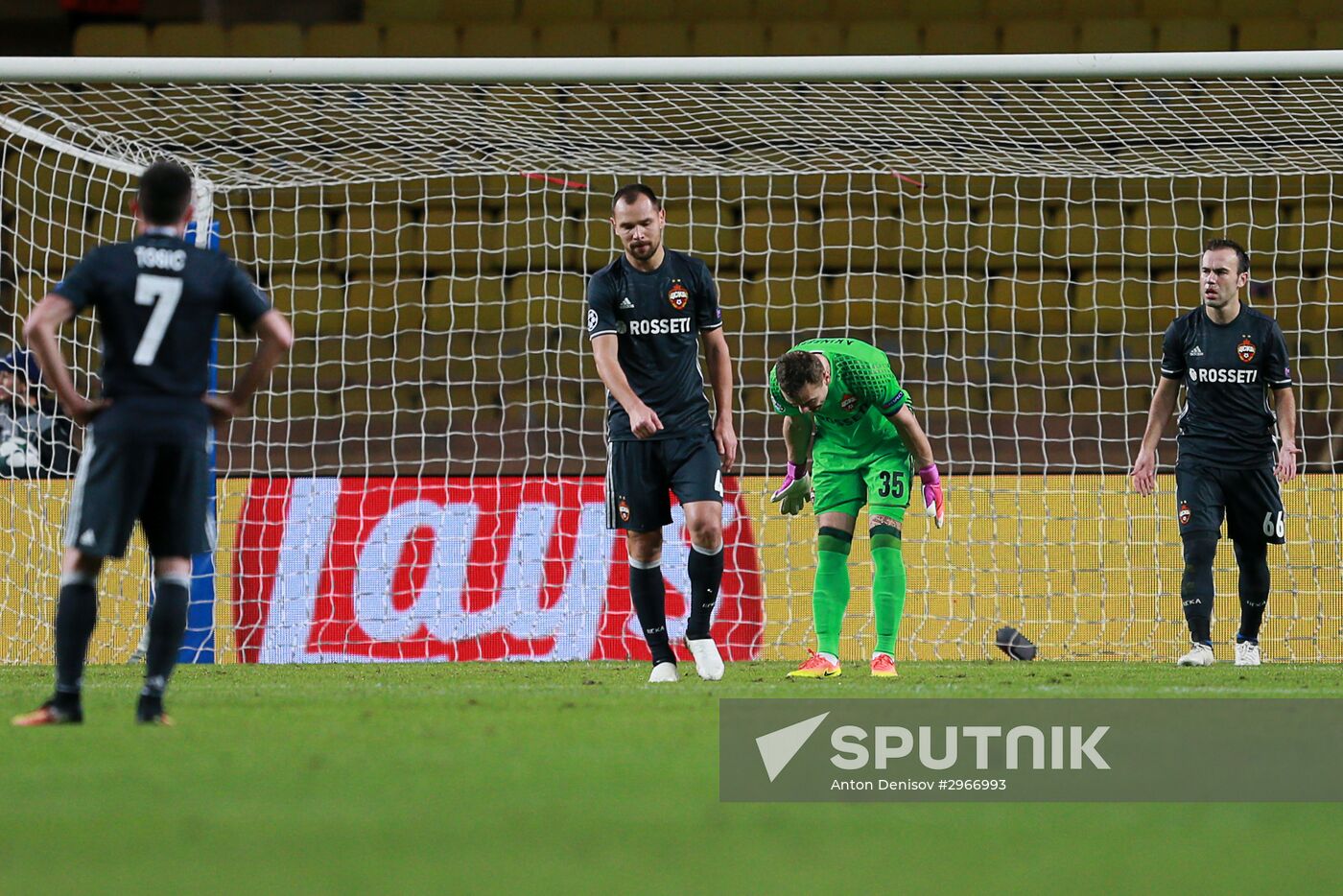 UEFA Champions League. Monaco vs. CSKA