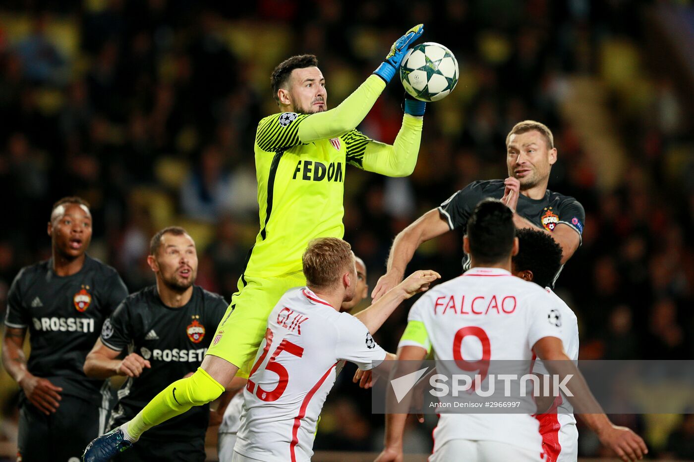 UEFA Champions League. Monaco vs. CSKA