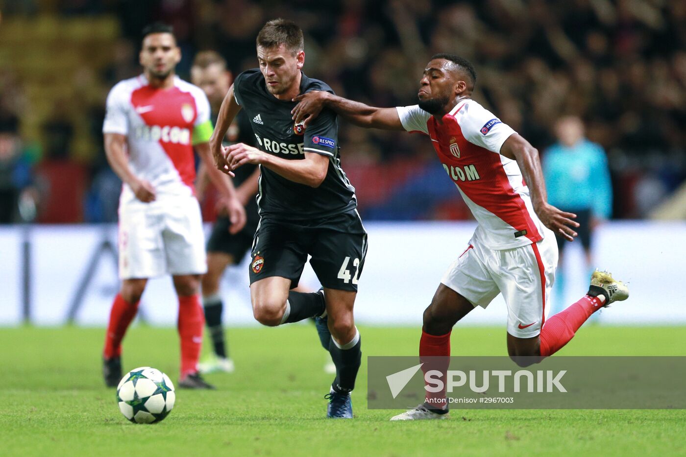 UEFA Champions League. Monaco vs. CSKA
