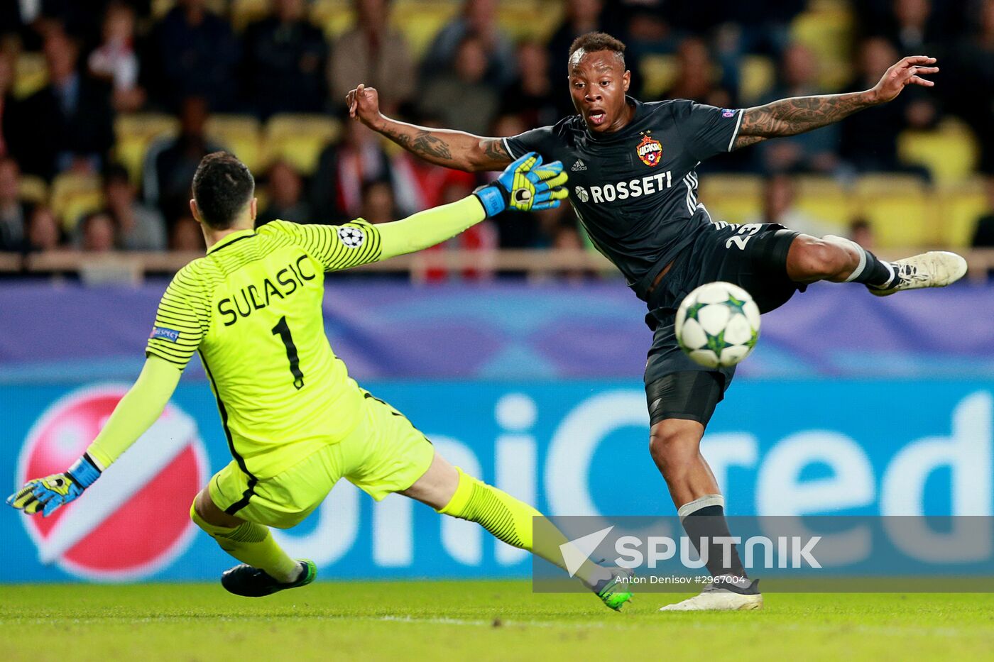 UEFA Champions League. Monaco vs. CSKA