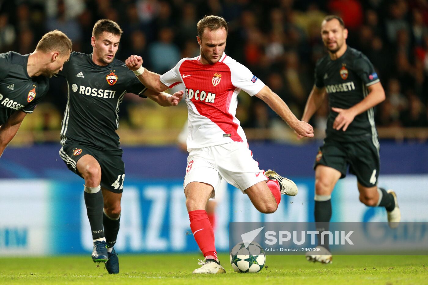 UEFA Champions League. Monaco vs. CSKA