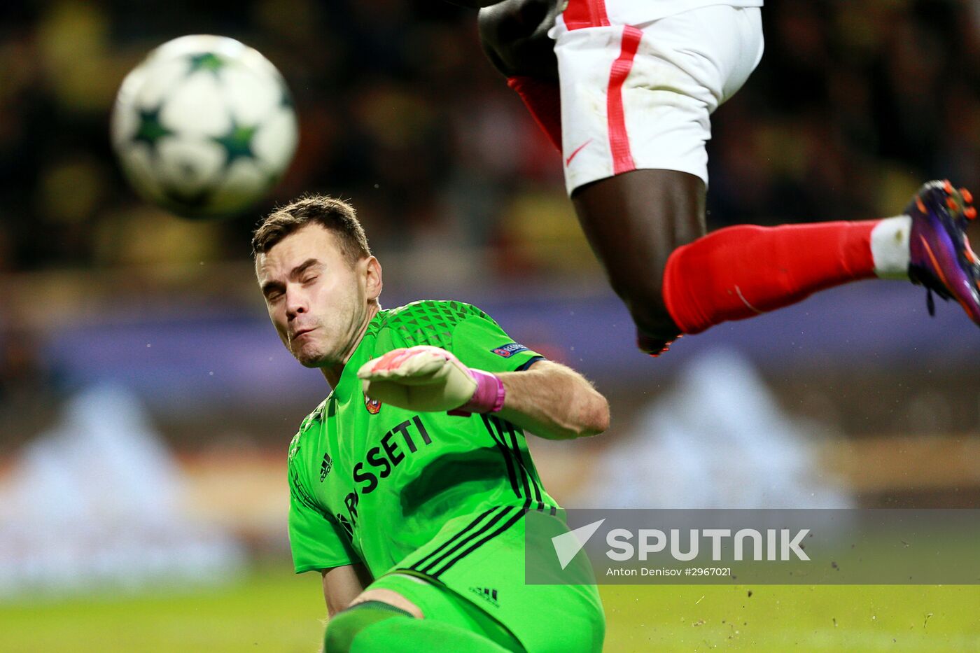 UEFA Champions League. Monaco vs. CSKA