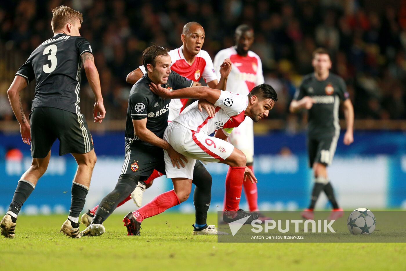 UEFA Champions League. Monaco vs. CSKA