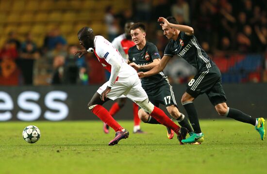 UEFA Champions League. Monaco vs. CSKA