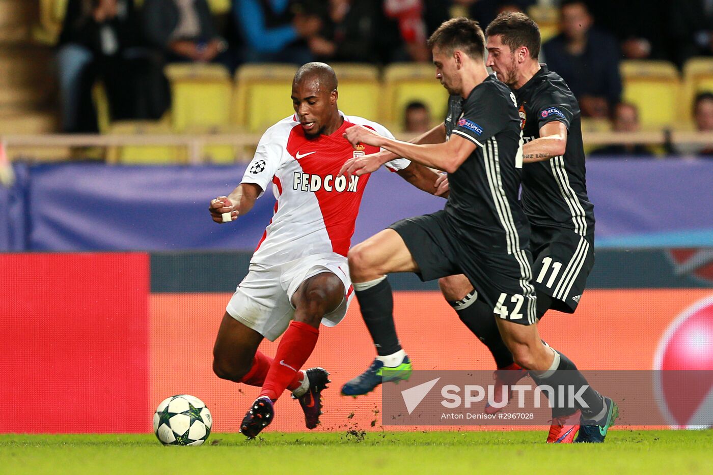 UEFA Champions League. Monaco vs. CSKA