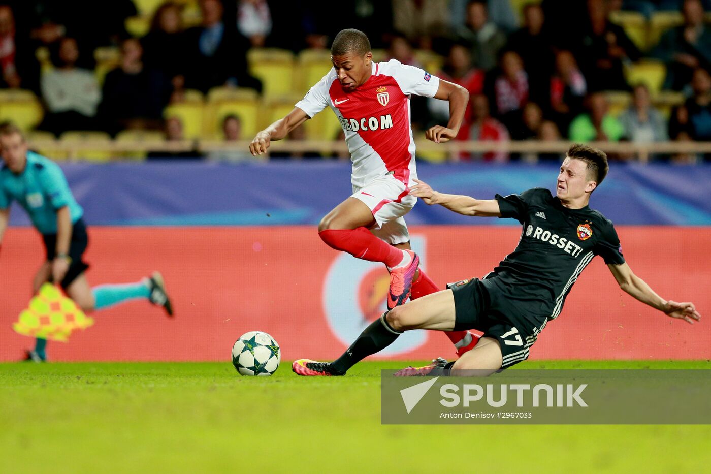 UEFA Champions League. Monaco vs. CSKA
