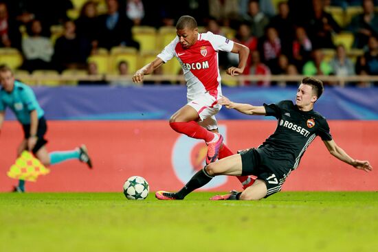 UEFA Champions League. Monaco vs. CSKA