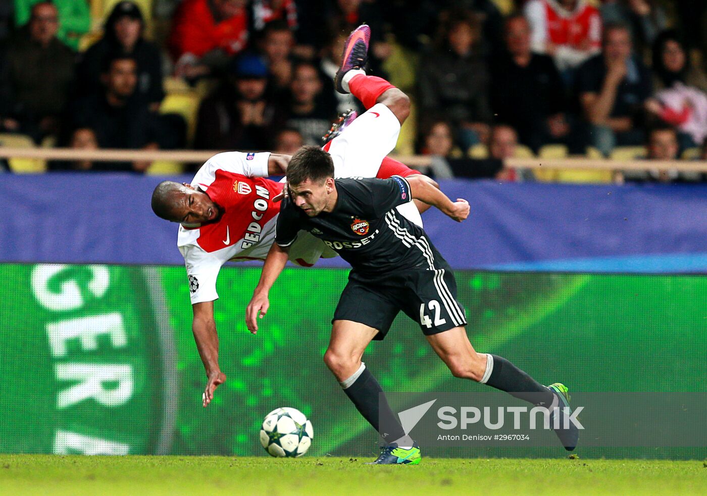 UEFA Champions League. Monaco vs. CSKA