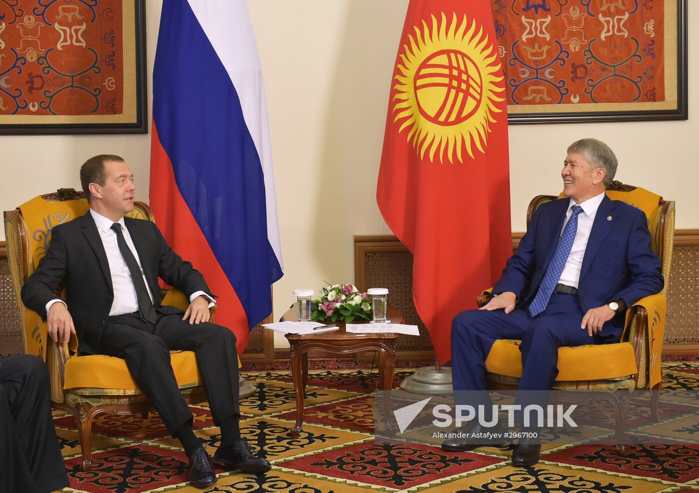 Russian Prime Minister Dmitry Medvedev's official visit to Kyrgyzstan