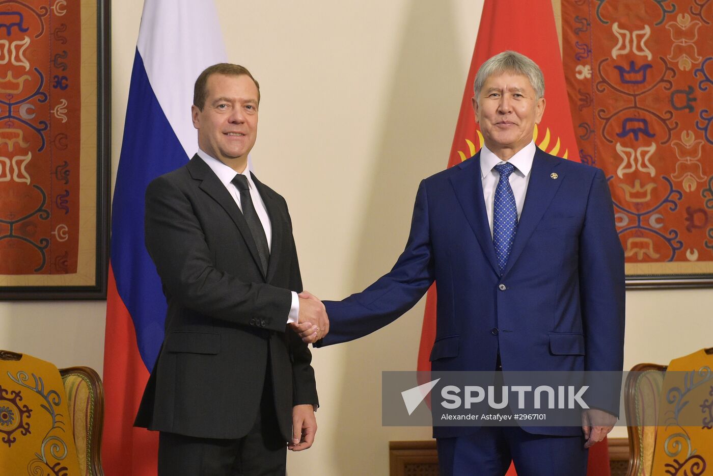 Russian Prime Minister Dmitry Medvedev's official visit to Kyrgyzstan