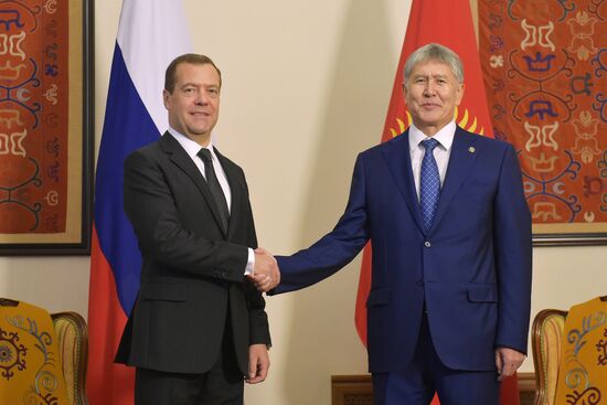 Russian Prime Minister Dmitry Medvedev's official visit to Kyrgyzstan