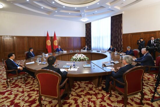 Russian Prime Minister Dmitry Medvedev's official visit to Kyrgyzstan