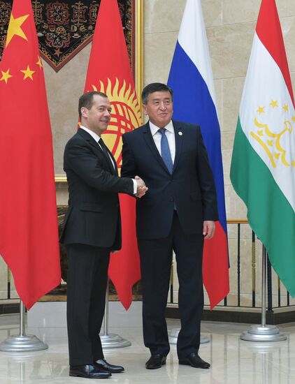 Russian Prime Minister Dmitry Medvedev's official visit to Kyrgyzstan